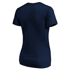 Milwaukee Brewers Logo Women's Banner Wave V-Neck T-Shirt Near Me