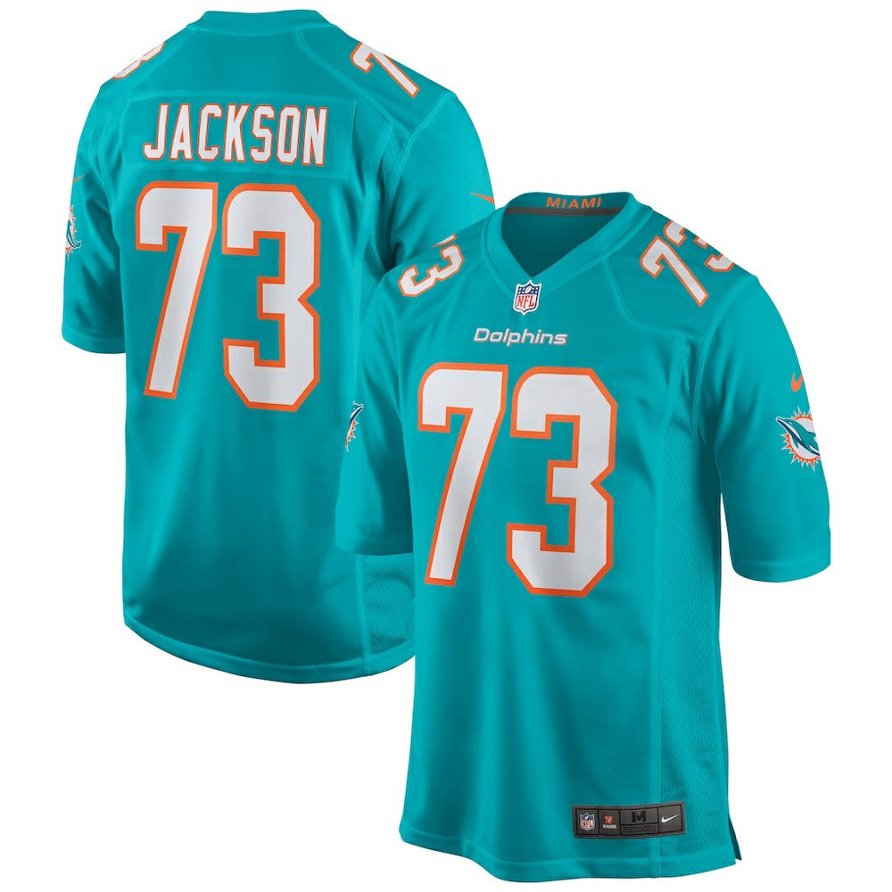 Austin Jackson Miami Dolphins Game Jersey Aqua - Nike