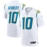 Justin Herbert Los Angeles Chargers Game Jersey White - Nike
