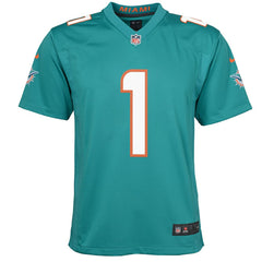 Tua Tagovailoa Miami Dolphins Youth Game Jersey Aqua - Nike