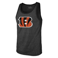 Joe Burrow Cincinnati Bengals Majestic Threads Name & Number Tri-Blend Tank Top Black - NFL