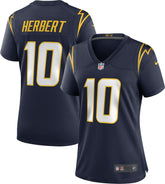 Justin Herbert Los Angeles Chargers Women's Alternate Game Jersey Navy - Nike