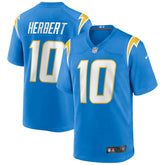 Justin Herbert Los Angeles Chargers Player Game Jersey Powder Blue - Nike