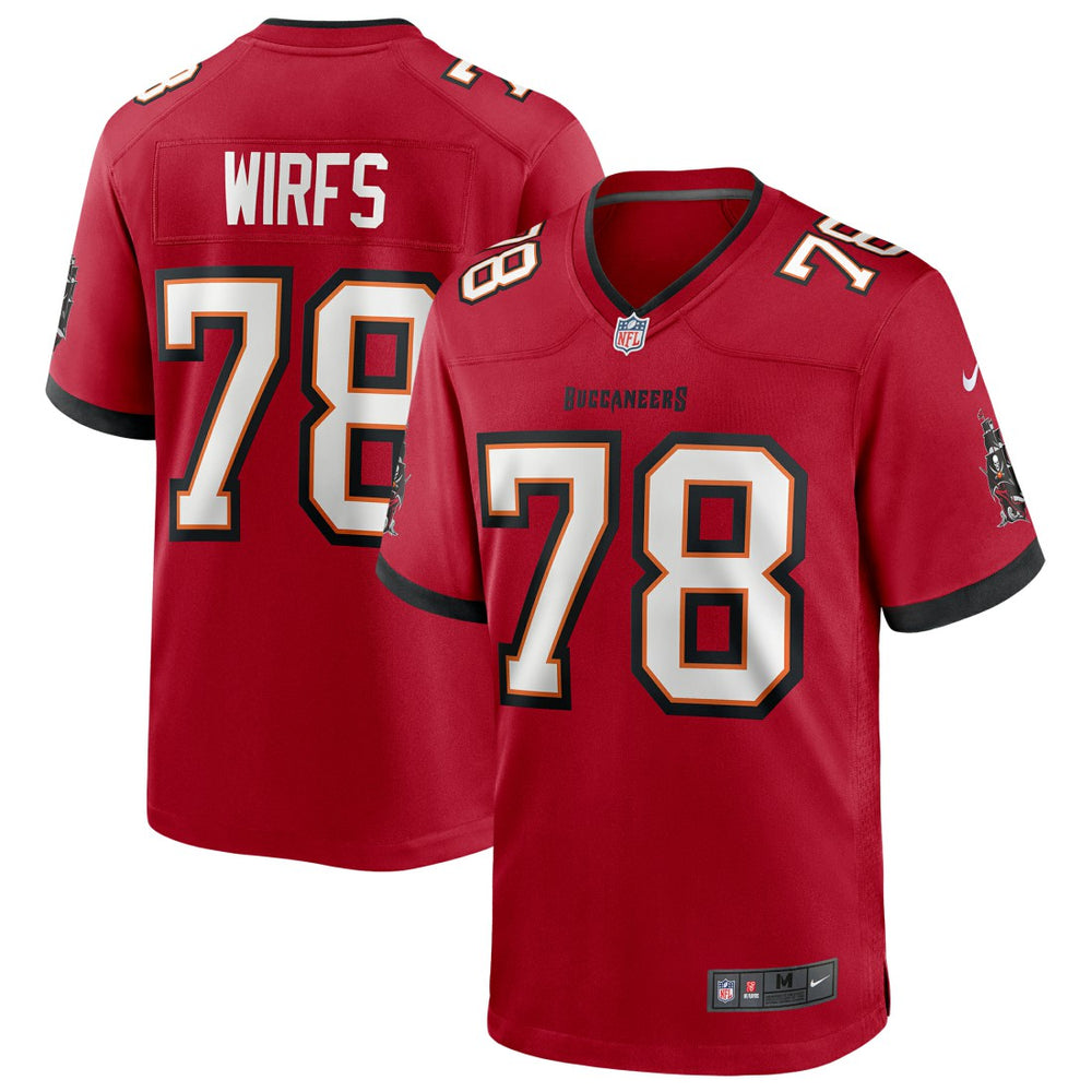 Tristan Wirfs Tampa Bay Buccaneers Player Game Jersey Red - Nike