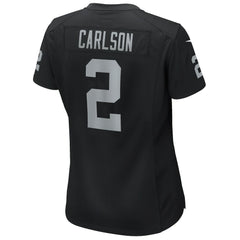Daniel Carlson Las Vegas Raiders Women's Player Game Jersey Black - Nike