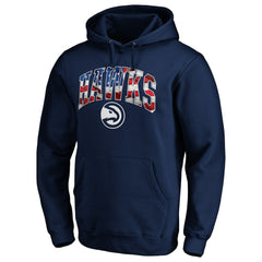 NBA - Atlanta Hawks Banner Wave Pullover Hoodie - Navy