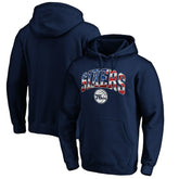 NBA - Philadelphia 76ers Banner Wave Pullover Hoodie - Navy