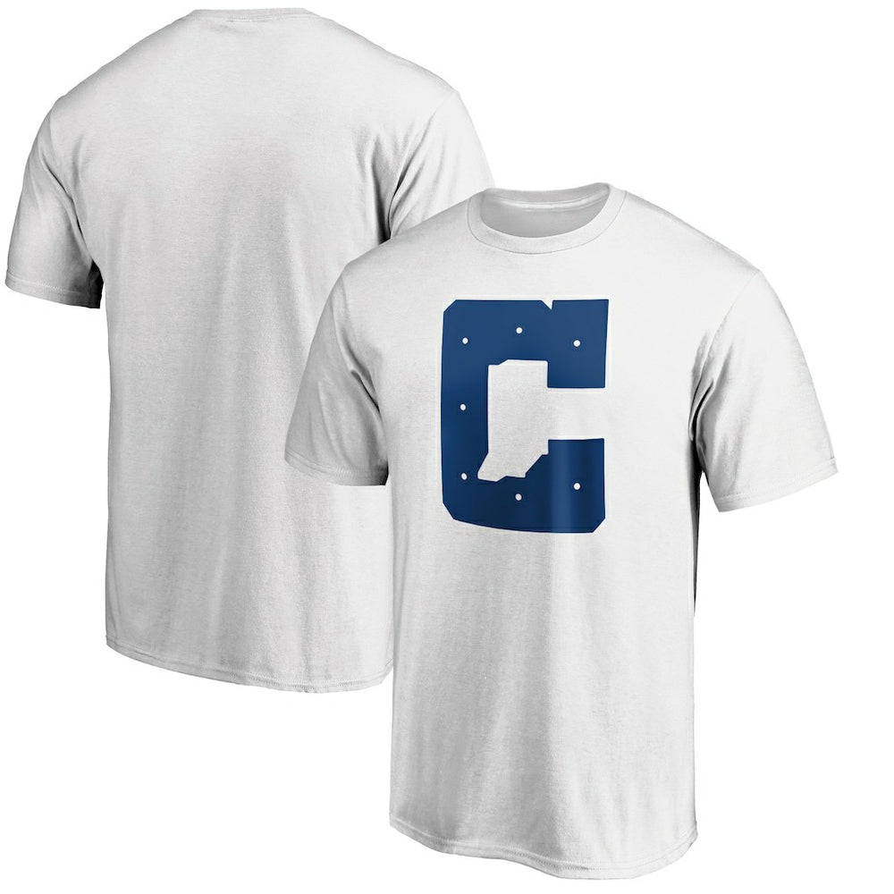Indianapolis Colts Secondary Logo T-Shirt White - NFL
