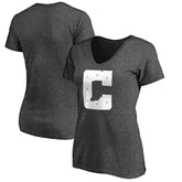 Indianapolis Colts Women's Secondary Logo V-Neck T-Shirt Heather Gray - NFL