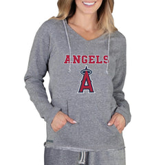 Los Angeles Angels Concepts Sport Women's Mainstream Terry Long Sleeve Hoodie Top for sale