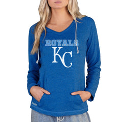Kansas City Royals Concepts Sport Women's Mainstream Terry Long Sleeve Hoodie Top Near Me