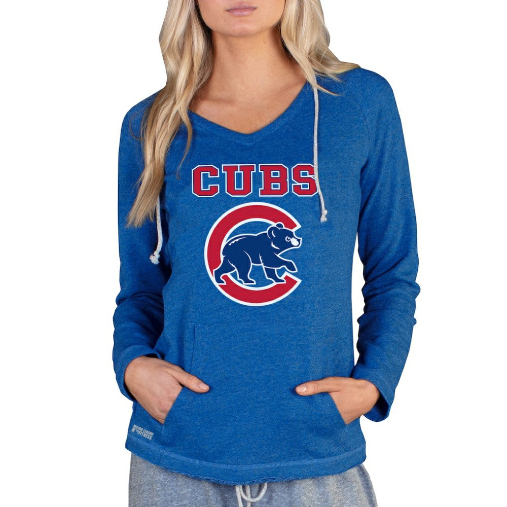Chicago Cubs Concepts Sport Women's Mainstream Terry Long Sleeve Hoodie Top Lifestyle