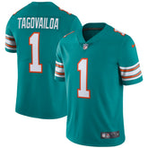 Tua Tagovailoa Miami Dolphins Alternate Vapor Limited Jersey Aqua - Nike
