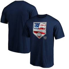 Los Angeles Kings - Banner Wave Logo T-Shirt Navy