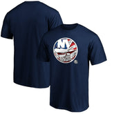 New York Islanders - Banner Wave Logo T-Shirt Navy