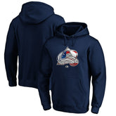 Colorado Avalanche - Banner Wave Logo Pullover Hoodie Navy