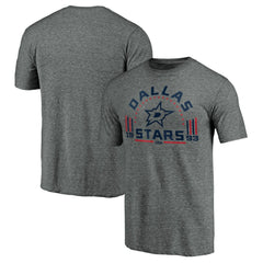 Dallas Stars - Team Freedom Tri-Blend T-Shirt Heathered Gray