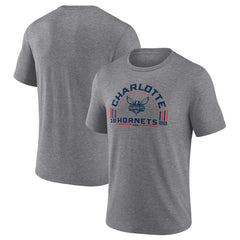 NBA - Charlotte Hornets Team Freedom Tri-Blend T-Shirt - Gray