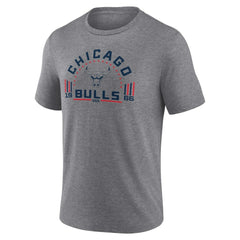 NBA - Chicago Bulls Team Freedom Tri-Blend T-Shirt - Gray
