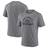 NBA - Detroit Pistons Team Freedom Tri-Blend T-Shirt - Gray