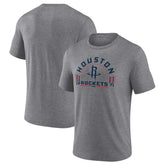 NBA - Houston Rockets Team Freedom Tri-Blend T-Shirt - Gray