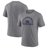 NBA - Philadelphia 76ers Team Freedom Tri-Blend T-Shirt - Gray
