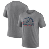 NBA - San Antonio Spurs Team Freedom Tri-Blend T-Shirt - Gray