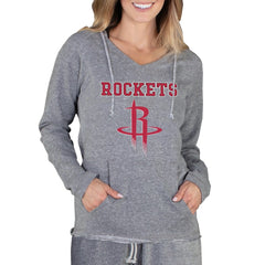 NBA - Houston Rockets Concepts Sport Women's Mainstream Terry Hooded Top - Gray