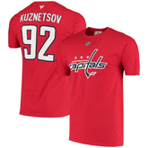 Evgeny Kuznetsov Washington Capitals Fanatics Name & Number T-Shirt Red