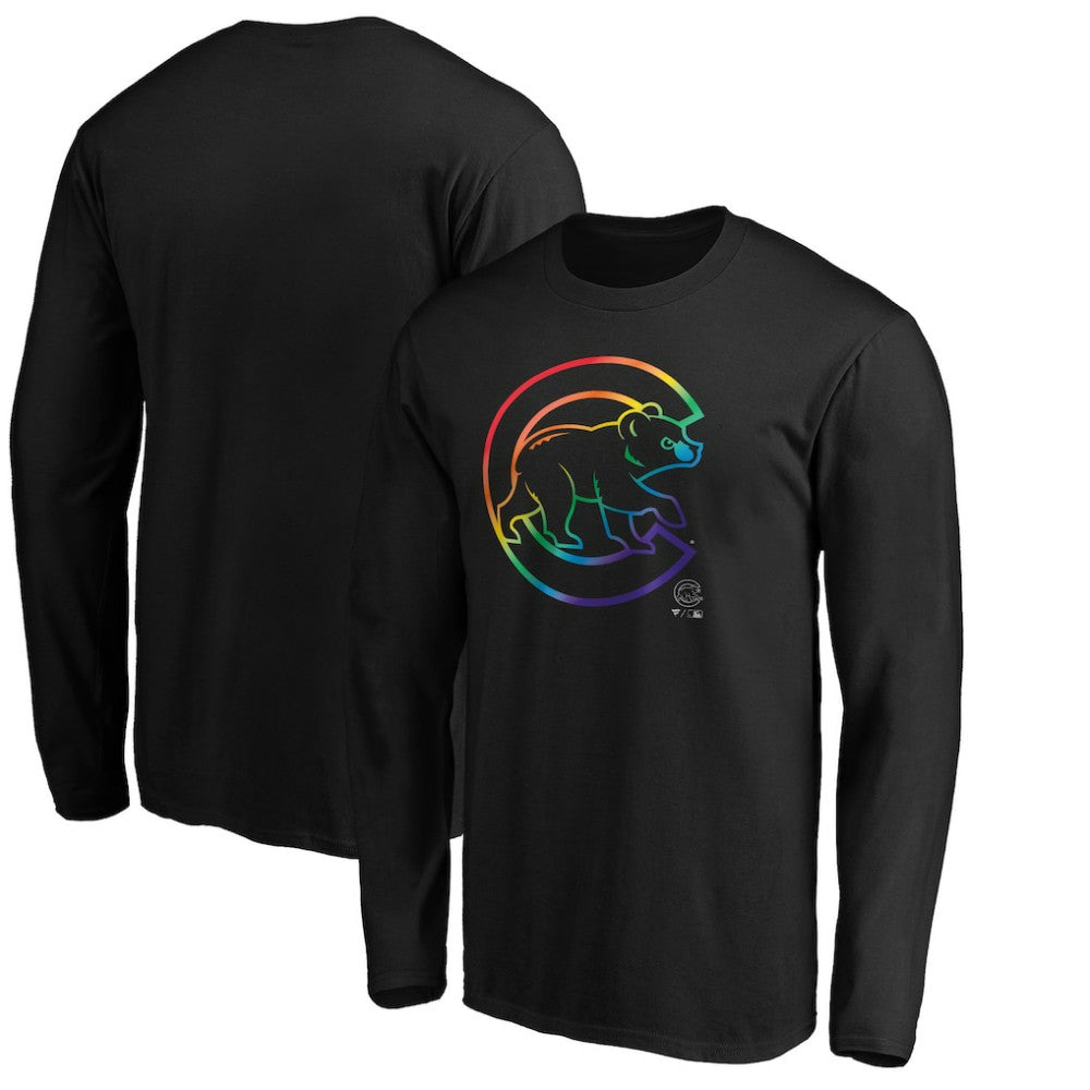 Chicago Cubs Team Pride Logo Long Sleeve T-Shirt for sale