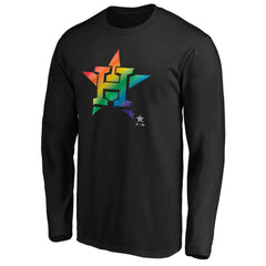 Houston Astros Team Pride Logo Long Sleeve T-Shirt for sale