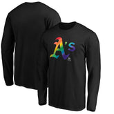 Athletics Team Pride Logo Long Sleeve T-Shirt Sale