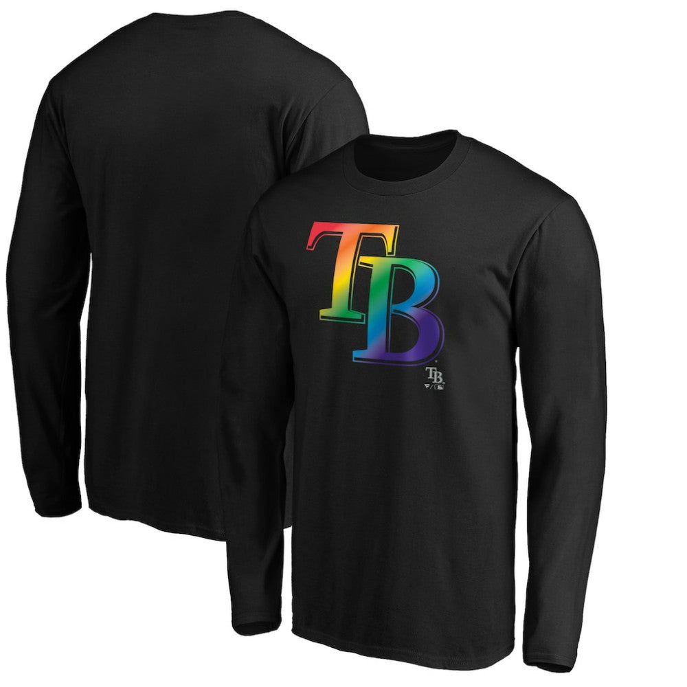 Tampa Bay Rays Team Pride Logo Long Sleeve T-Shirt Lifestyle