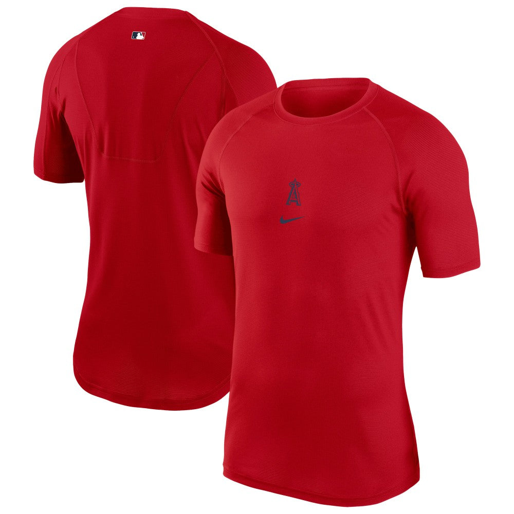 Los Angeles Angels Nike Authentic Collection Performance Raglan T-Shirt discount