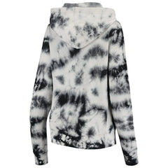 New Orleans Saints New Era Women's Tie Dye Fleece Full-Zip Hoodie Black - NFL