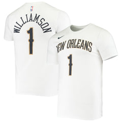 Nike - Zion Williamson New Orleans Pelicans Name & Number Performance T-Shirt - White