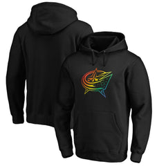 Columbus Blue Jackets - Team Pride Logo Pullover Hoodie Black