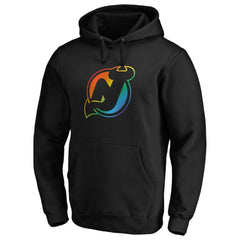 New Jersey Devils - Team Pride Logo Pullover Hoodie Black