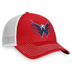 Washington Capitals Fanatics Core Primary Logo Trucker Adjustable Hat Red/White