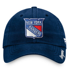 New York Rangers Fanatics Women's Primary Logo Adjustable Hat Navy
