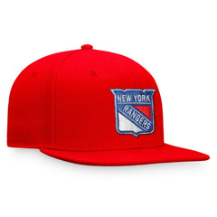 New York Rangers Fanatics Core Primary Logo Fitted Hat Red
