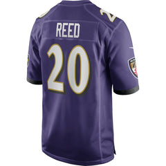 Ed Reed Baltimore Ravens Game Retired Player Jersey Purple - Nike