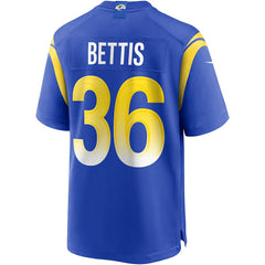 Jerome Bettis Los Angeles Rams Game Retired Player Jersey Royal - Nike
