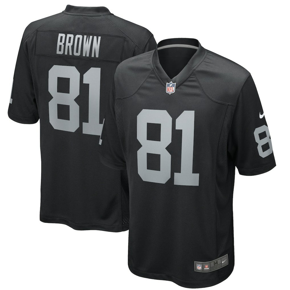 Tim Brown Las Vegas Raiders Game Retired Player Jersey Black - Nike