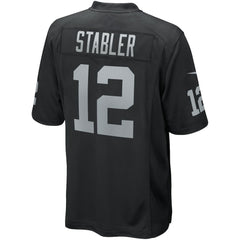 Ken Stabler Las Vegas Raiders Game Retired Player Jersey Black - Nike