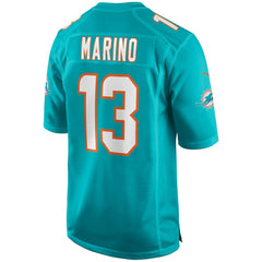 Dan Marino Miami Dolphins Game Retired Player Jersey Aqua - Nike