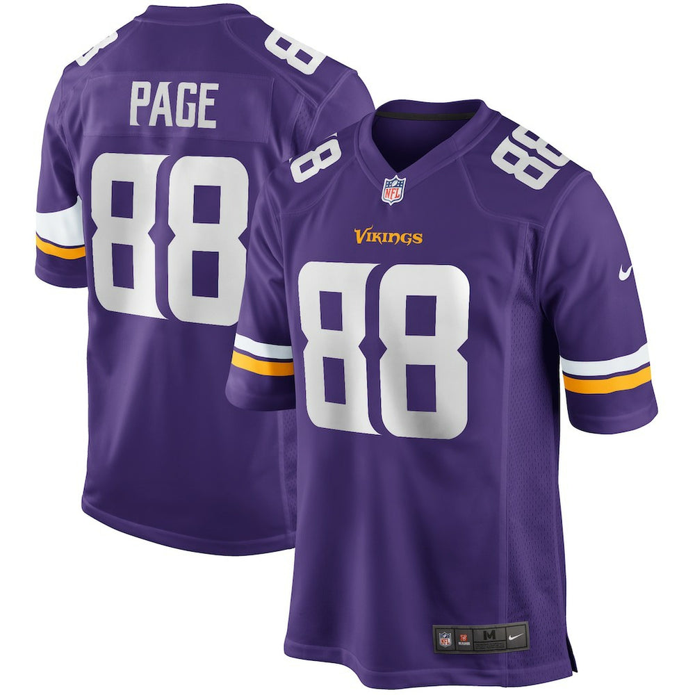 Alan Page Minnesota Vikings Game Retired Player Jersey Purple - Nike