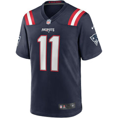 Drew Bledsoe New England Patriots Game Retired Player Jersey Navy - Nike
