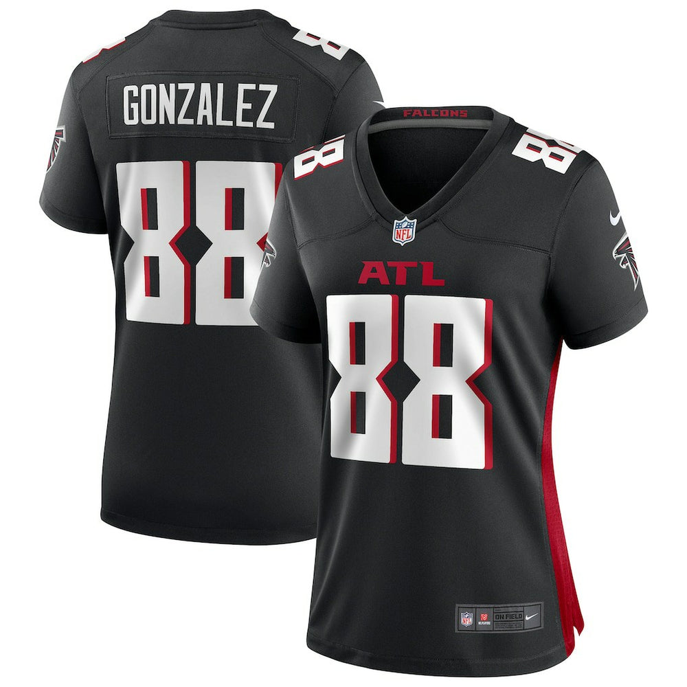 Tony Gonzalez Atlanta Falcons Women's Game Retired Player Jersey Black - Nike