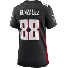 Tony Gonzalez Atlanta Falcons Women's Game Retired Player Jersey Black - Nike
